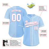 Custom Stripe Fashion Personalized Authentic Baseball Jersey BSBJ01-E06043-22